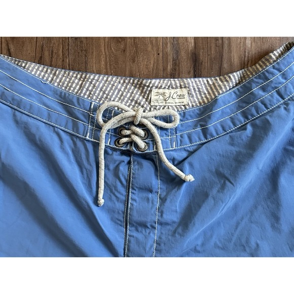 J Crew Men's Blue The Original Board Short With Pocket & Drawstring Size 34 - Picture 2 of 5